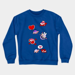 Valentines Day Turtles Crewneck Sweatshirt